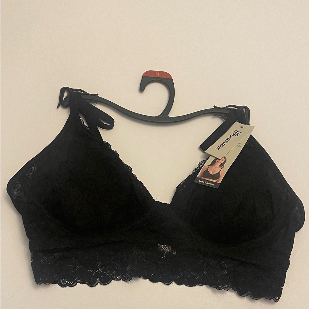 No Boundaries Black Lace Bralette